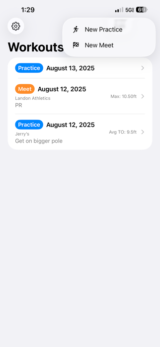 Pole Vault Journal Screenshot 3 of 5
