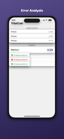 Trilateration Position Calc のスクリーンショット