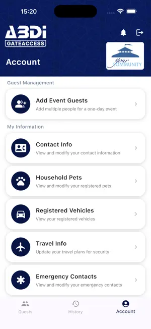 ABDi GateAccess screenshot 3