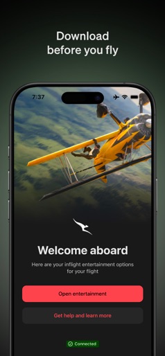 Qantas Entertainment screenshot