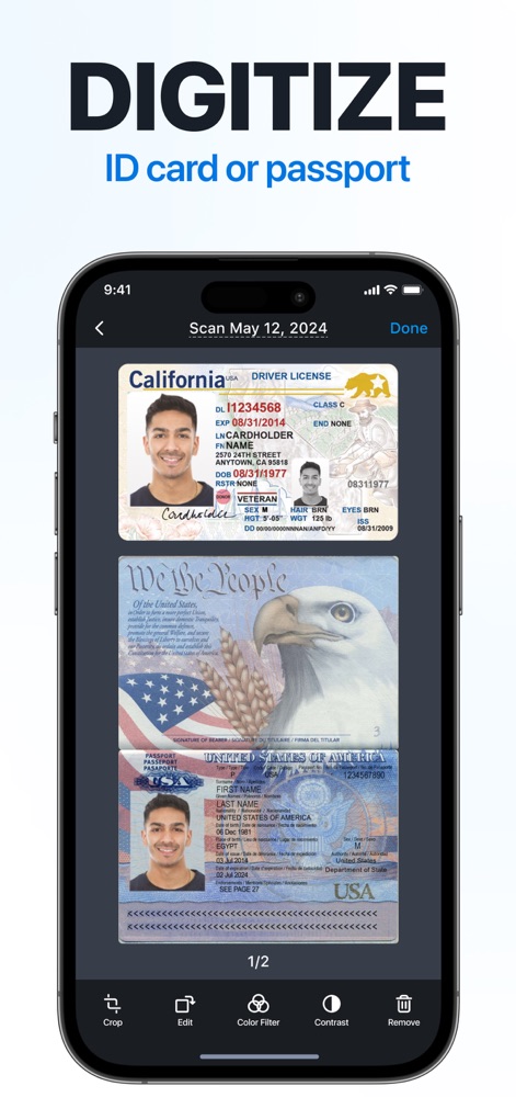 ScanGuru: Document PDF Scanner - Secure ID Digitization