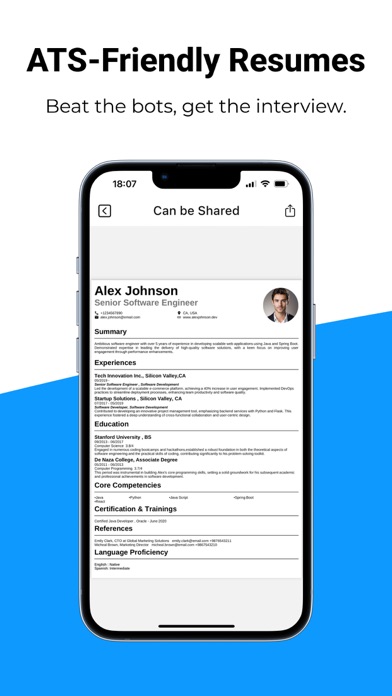 Resume & CV Builder with AI Screenshot