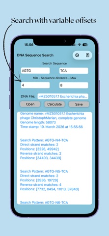 DNASequenceSearch screenshot