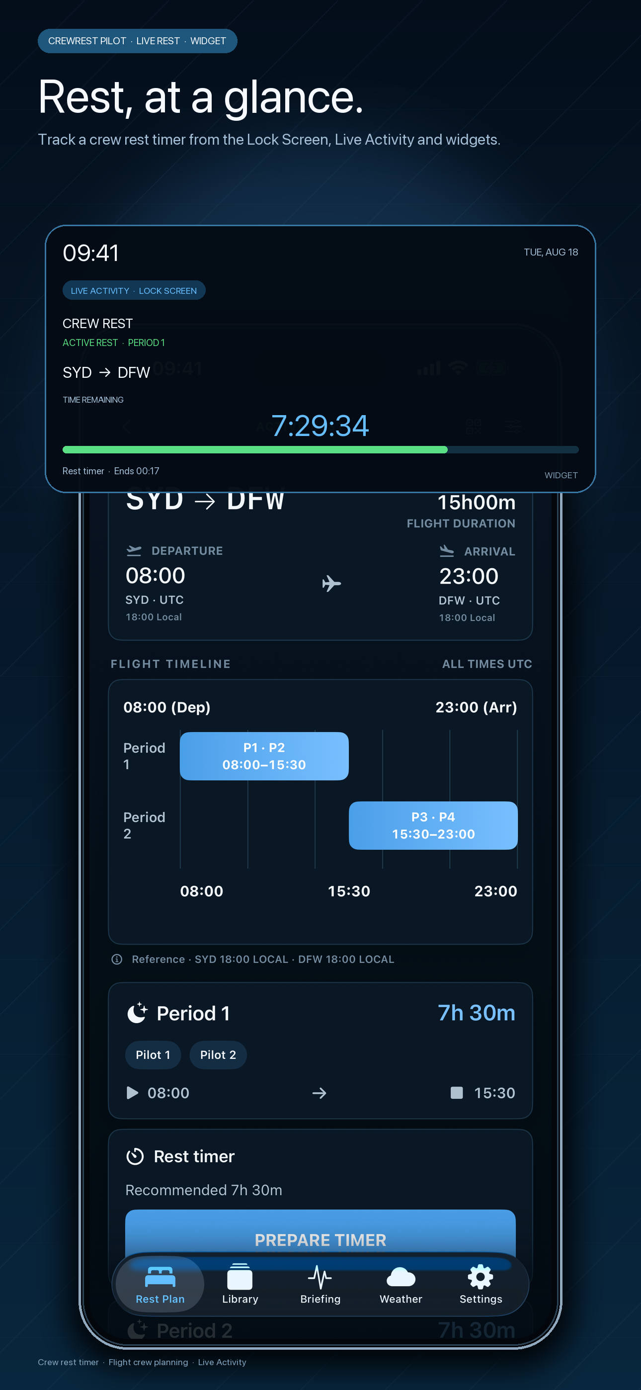 CrewRest Pilot screenshot 4
