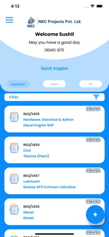 UniClient-Inventory screenshot