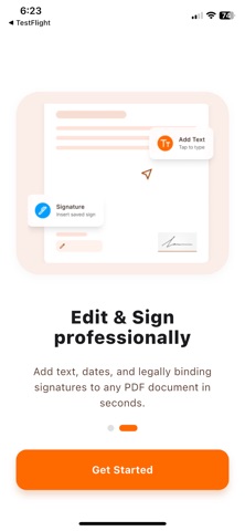 DocFill – PDF Editor & Merger iPhone screenshot