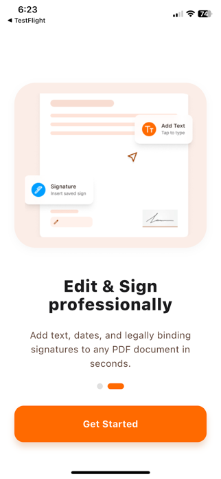 DocFill – PDF Editor & Merger Screenshot 2 of 9