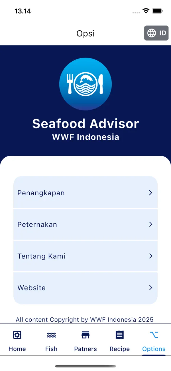#5. Seafood Advisor (iOS) โดย: Yayasan WWF Indonesia