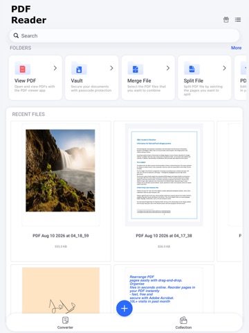 PDF Reader: Editor & Converter iPad screenshot