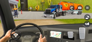 US Oil Tanker Truck Driving 3D iPhone screenshot