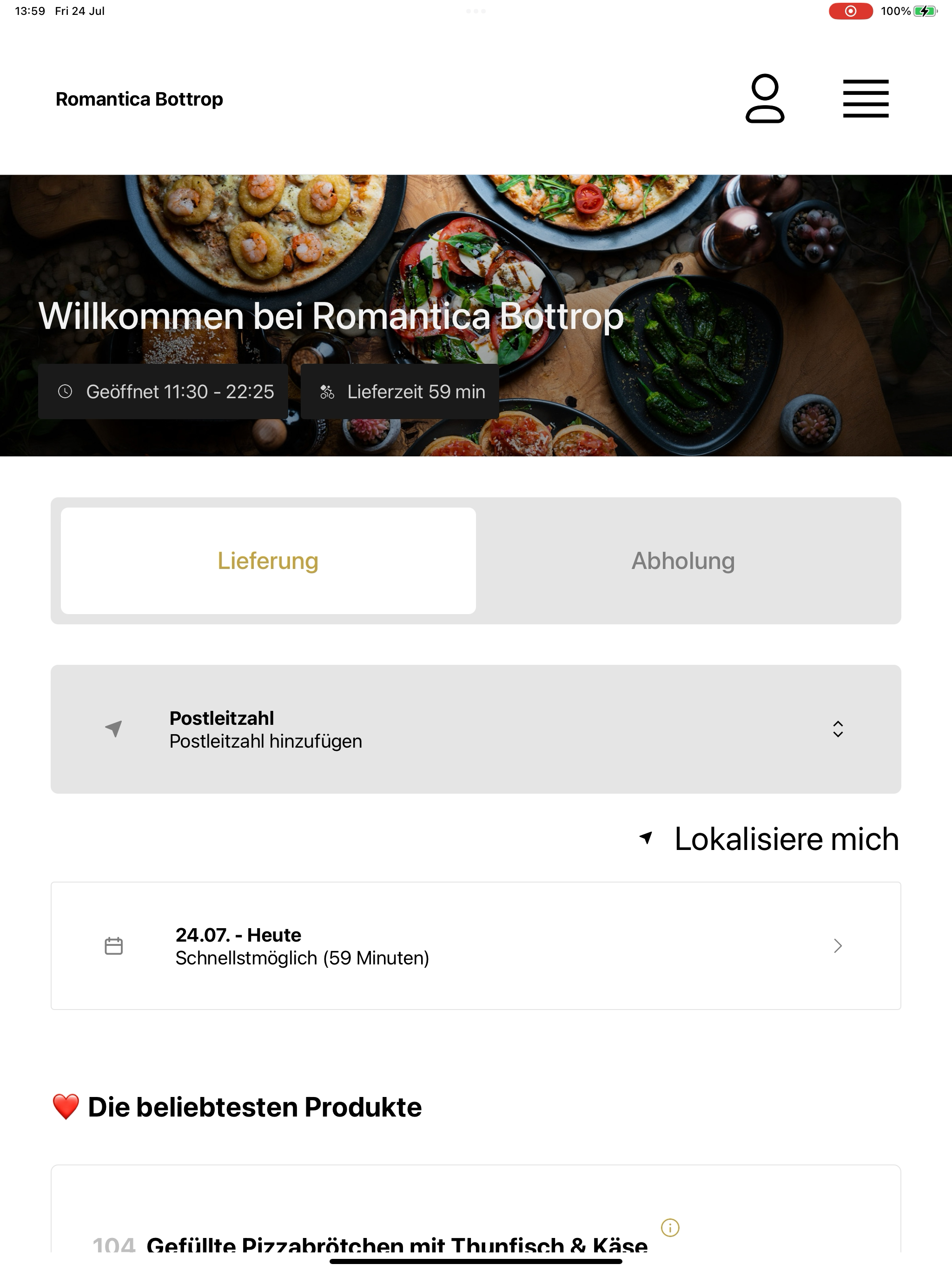 Pizzeria Romantica Bottrop screenshot 14