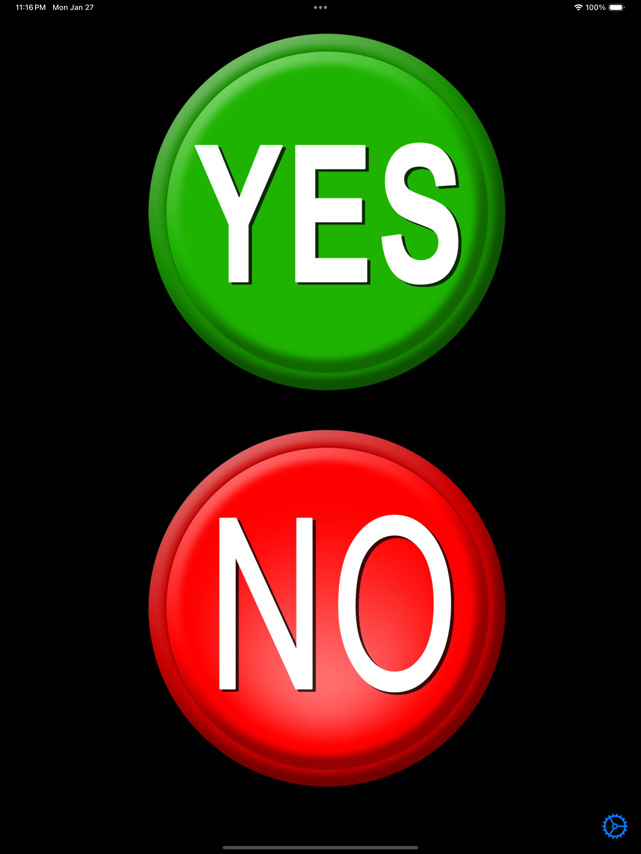 Yes / No Button