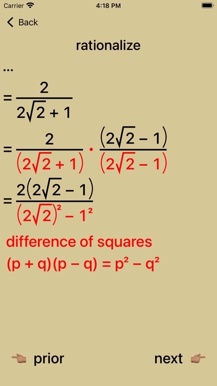 Eliminate Denominator Radicals screenshot-8