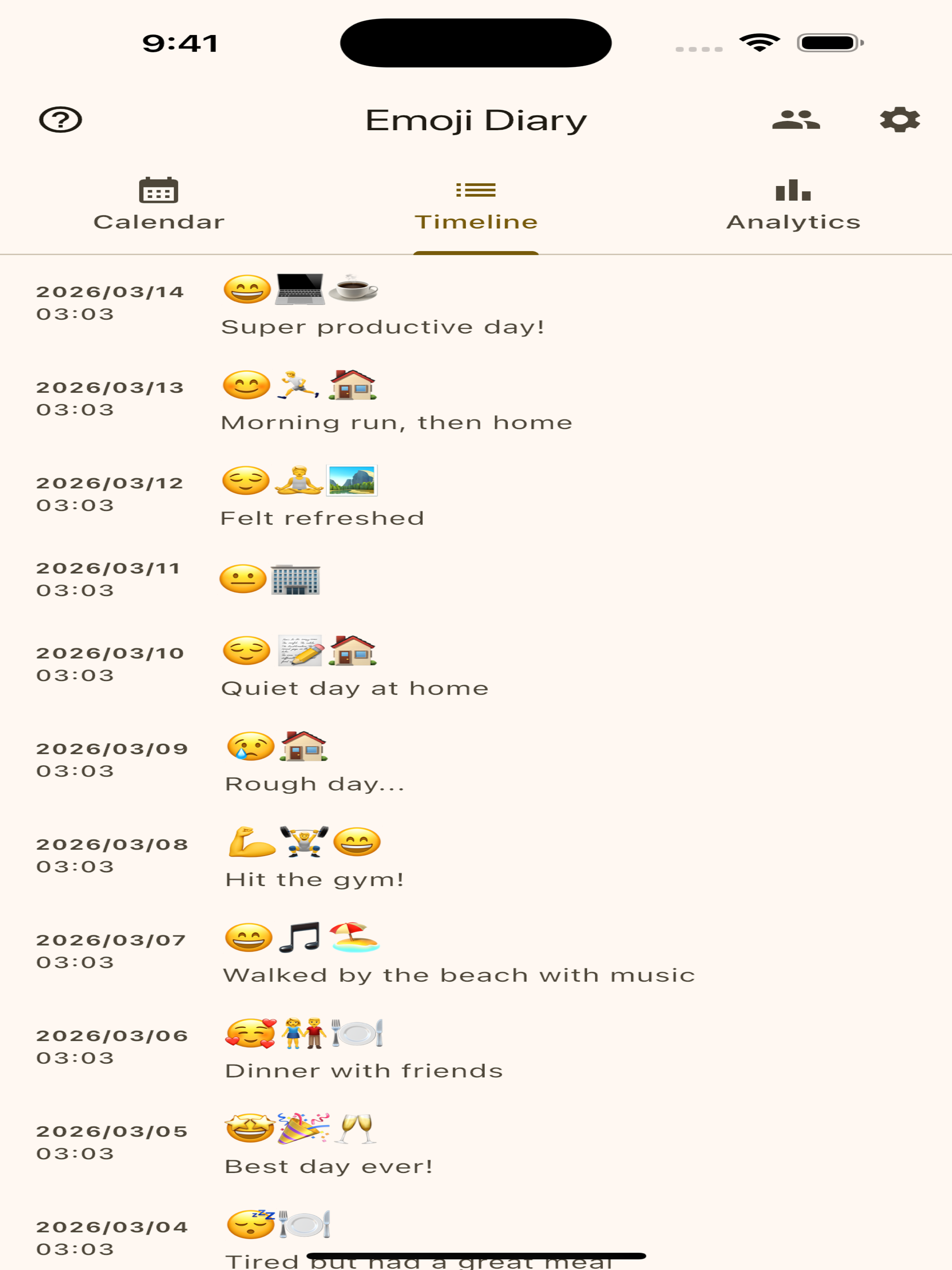 Emoji Diary - Daily Mood screenshot 7