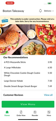 Boston Takeaway screenshot
