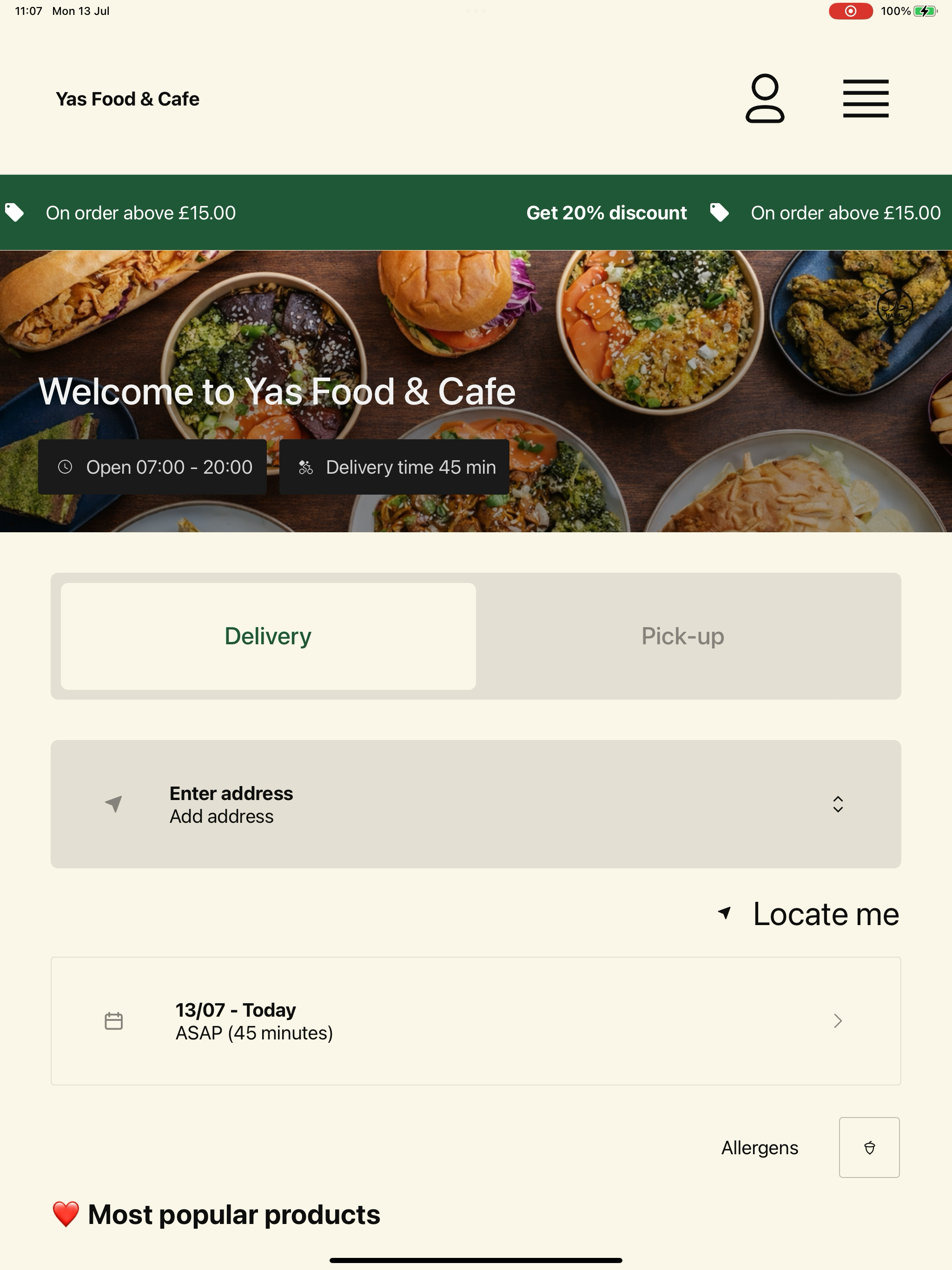Yas Food & Cafe screenshot 9