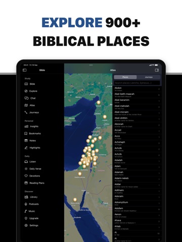 Bible: Chat, Widgets, Audio iPad screenshot