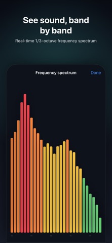 Decibel Meter: Sound Detector iPhone screenshot