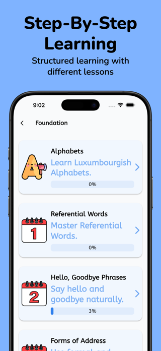 Learn Luxembourgish Beginner Screenshot 3 of 9