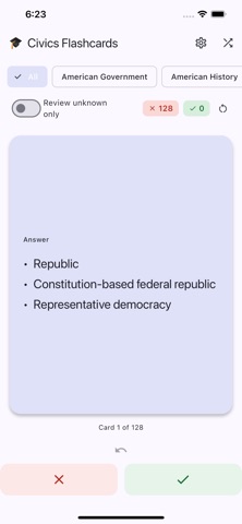Civics Test - US Citizenship Screenshot 1 of 5