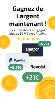 attapoll - sondages rémunérés iPhone Captures Décran 1