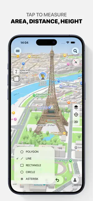 Planimeter: Area & Distance screenshot 4