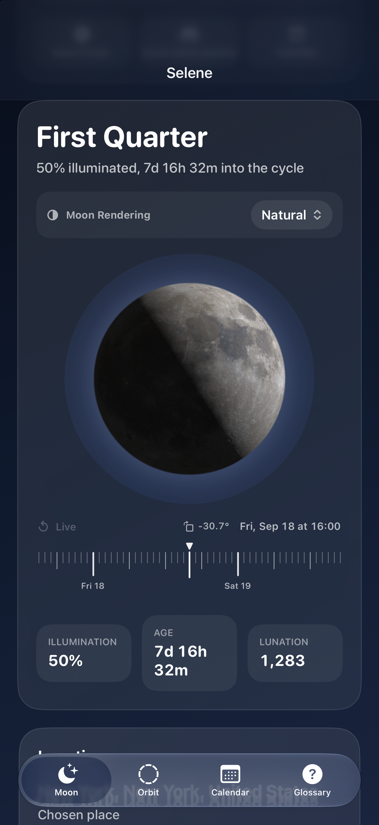 Selene Moon Calendar