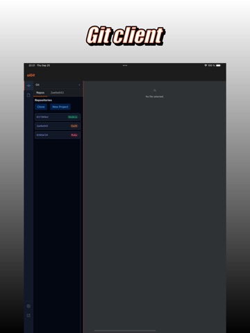 siGit Code & Deploy iPad screenshot