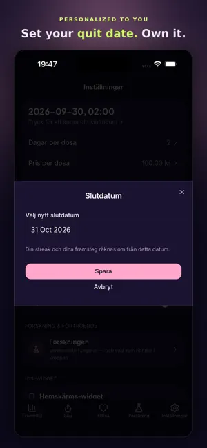 Snusfri: Sluta Snusa nu screenshot 4