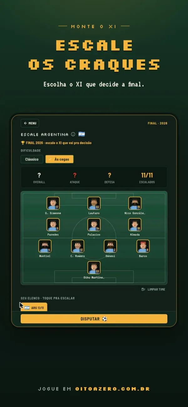 Screenshot #3 pour Oito a Zero: Futebol 7 a 0