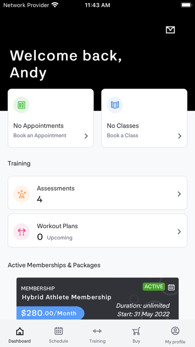 Switch Fitness Screenshot