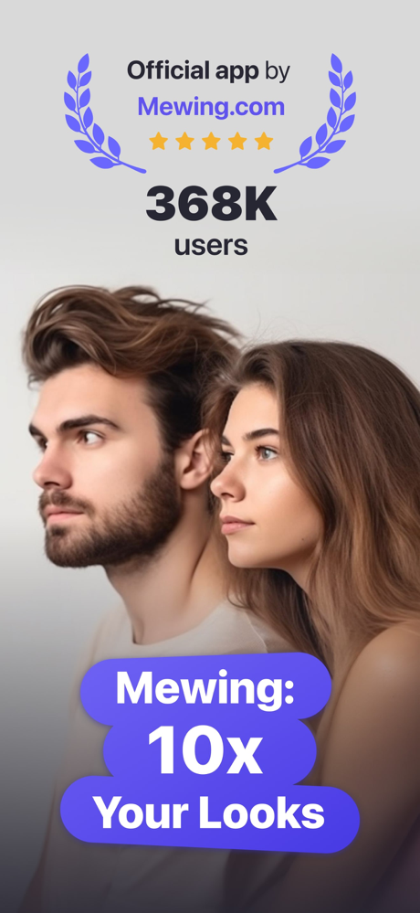 Mewing: Face & Chin Exercise screenshot 1