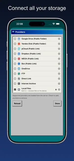 Open Hub: File Browser screenshot 2