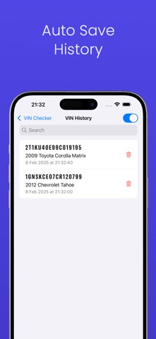 VIN Decoder & Scanner App Screenshot 5 of 5