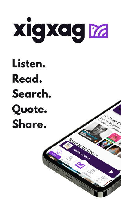 xigxag: Audiobooks, but Better Screenshot