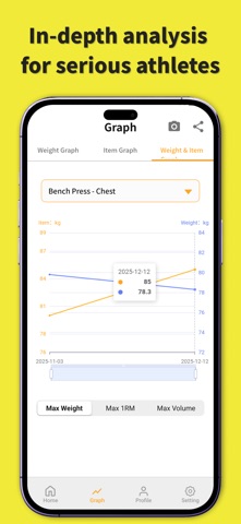 Trecord - Workout & Weight Log Screenshot 7 of 8