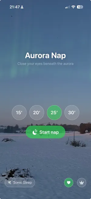 Aurora Nap screenshot 1