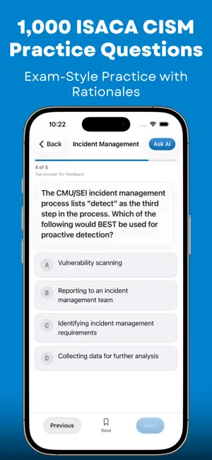 CISM Exam Practice Test 2026 screenshot 3