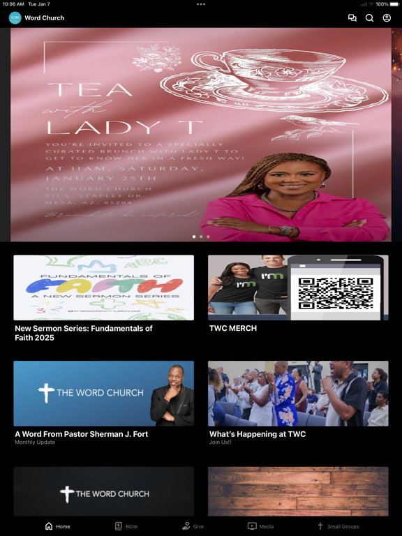 Screenshot #4 pour We Are The Word Church