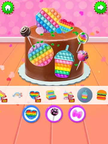 Chocolate Pop it Desserts iPad screenshot