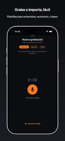 Escriba: voz a texto Screenshot 1 of 5