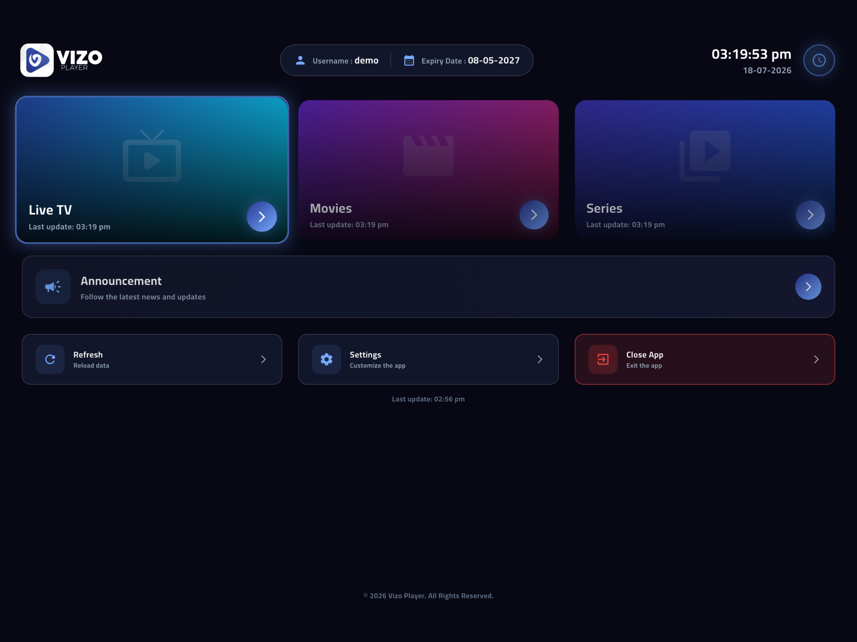 Vizo Player screenshot 7