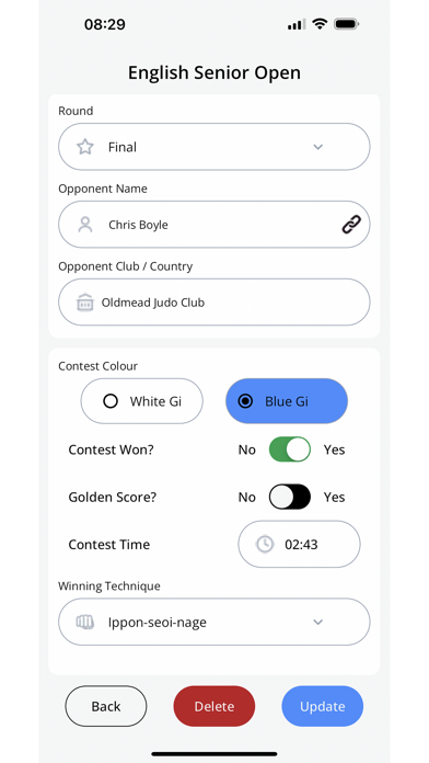 Judo Log Screenshot