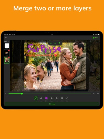 Photo Fusion Editor iPad screenshot