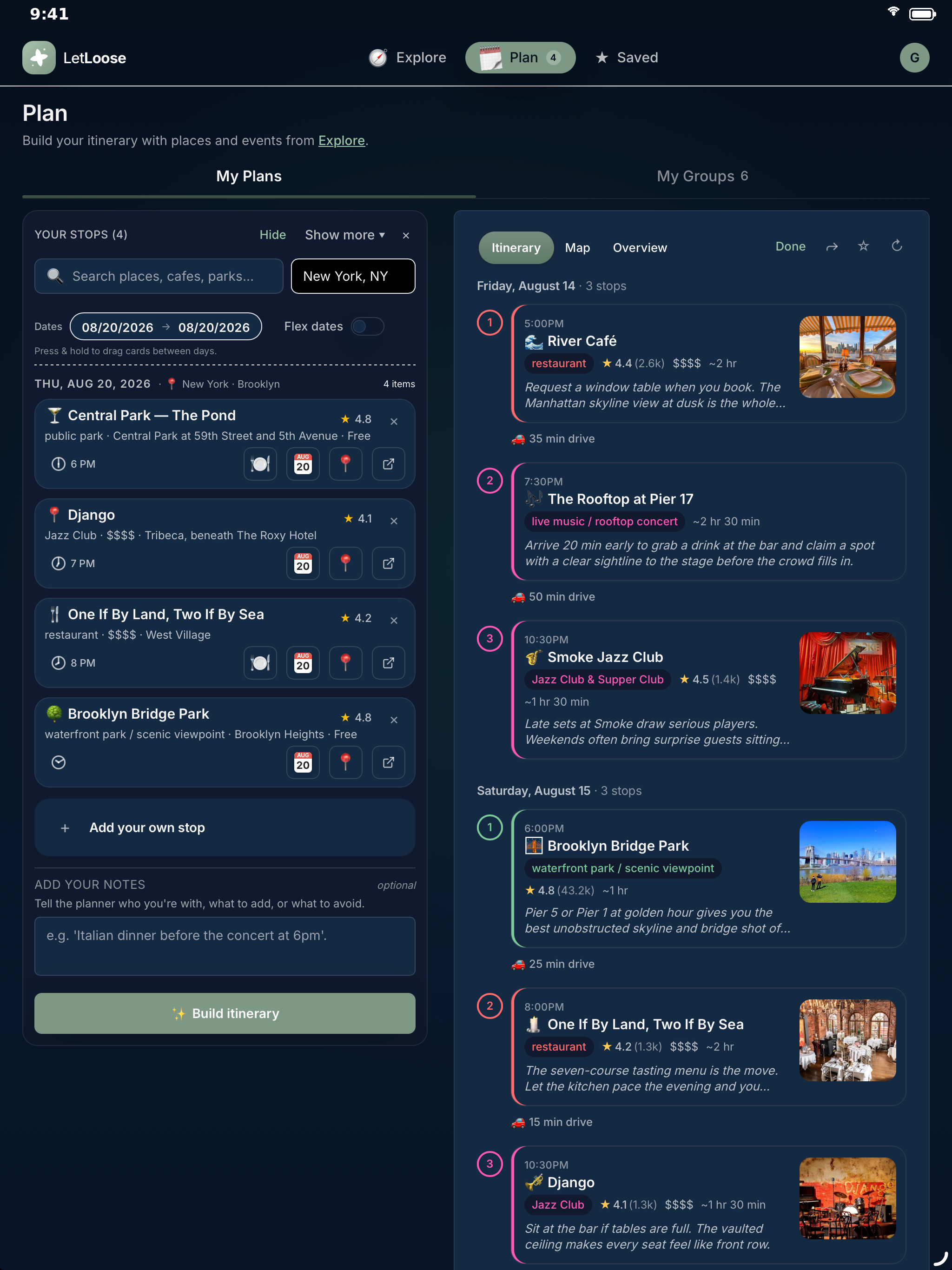 LetLoose: Things to Do screenshot 11