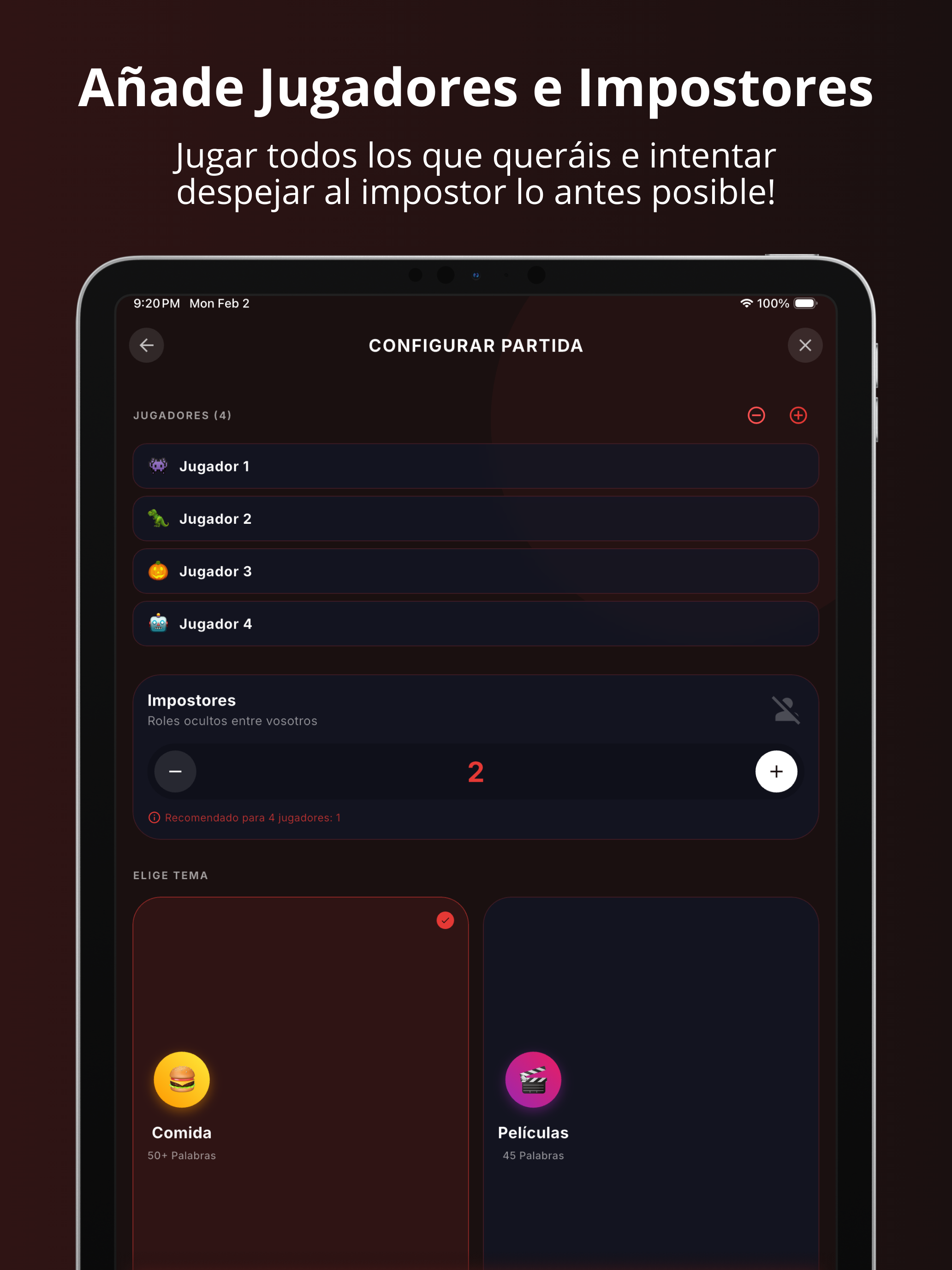 Impostor - Juego del Impostor