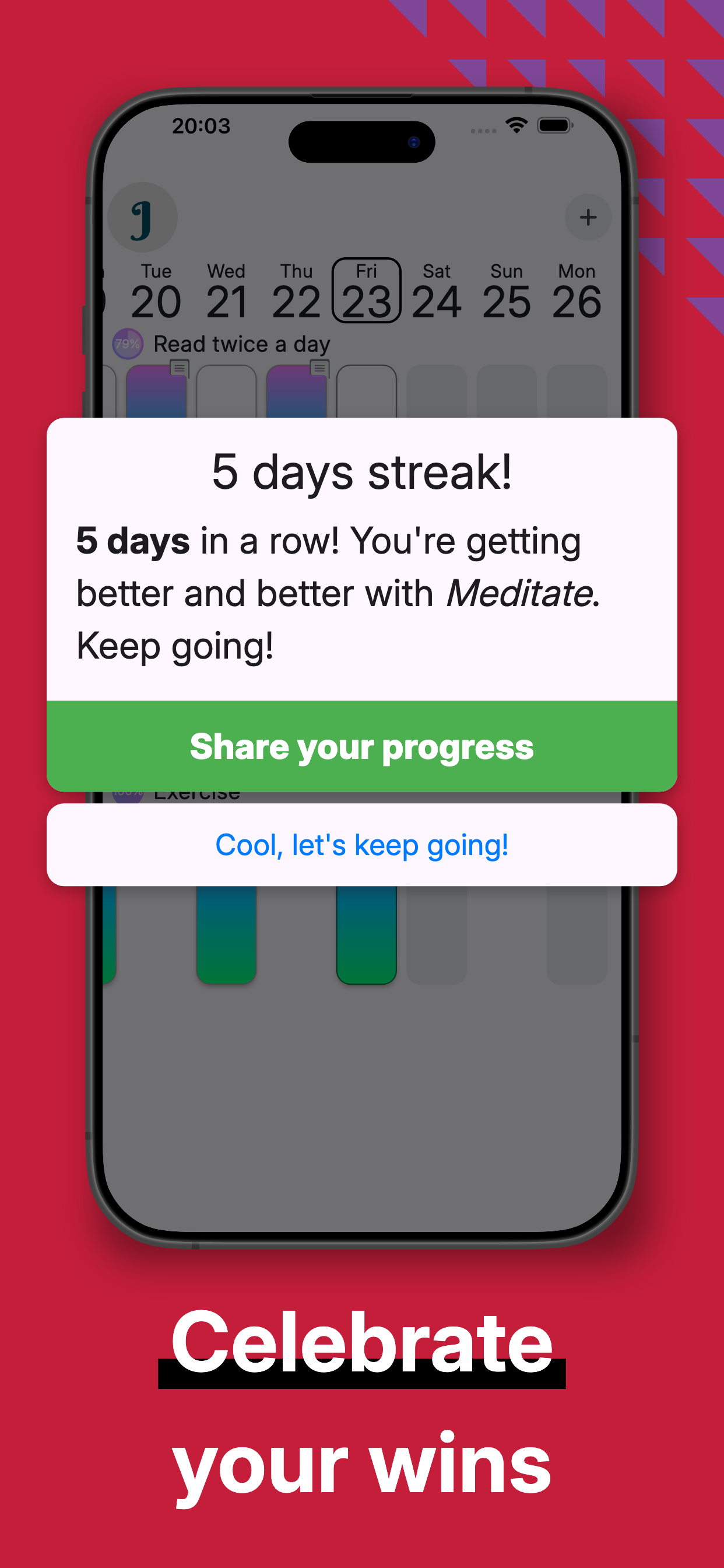 Habit Challenge: Daily Goal screenshot 2