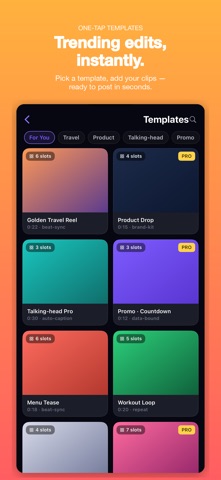 ReelCraft-Slow Motion & Beat iPhone screenshot