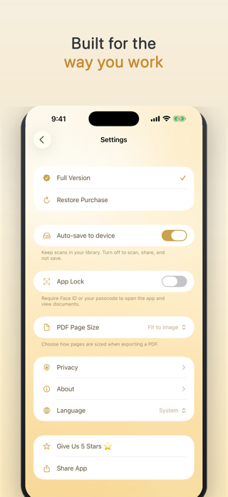 ScanTo Pro: Offline PDF & OCR Screenshot 9 of 9