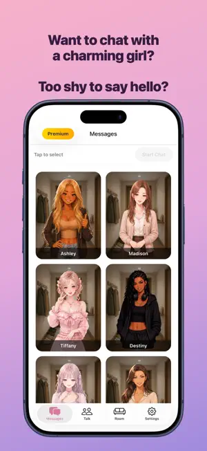 Lovey: AI Character Chat Game screenshot 1